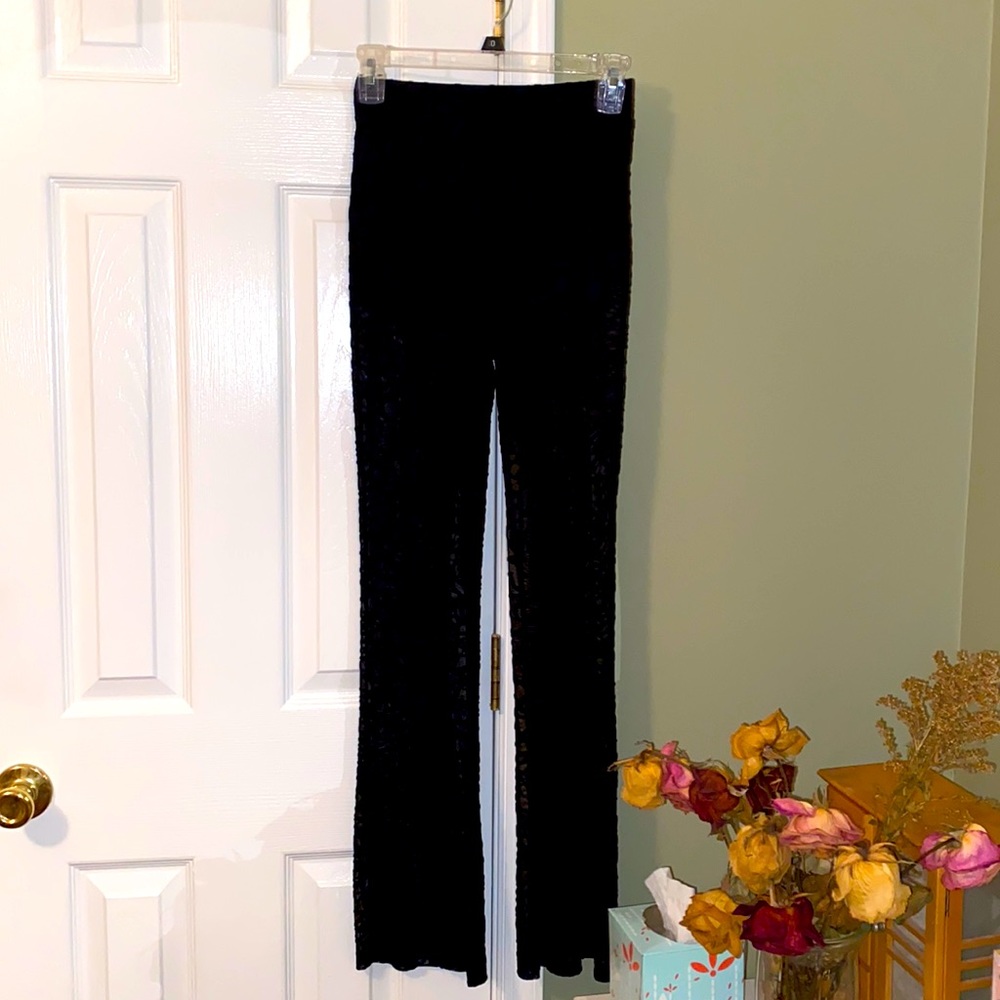 High waisted flare pants